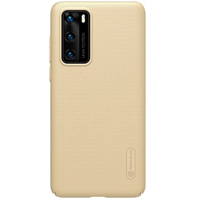 Nillkin Super Frosted Shield – dėklas Huawei P40 (auksinis)