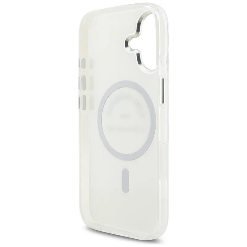 Karl Lagerfeld IML Karl RSG Logo MagSafe - Dėklas, skirtas iPhone 17 (skaidrus)