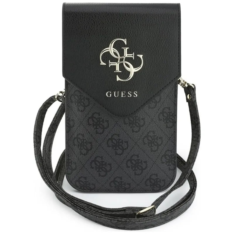 Guess Graines 4G & Classic Logos – telefono rankinė (juoda)
