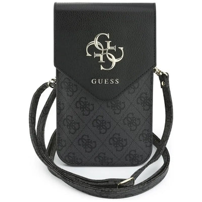 Guess Graines 4G & Classic Logos – telefono rankinė (juoda)