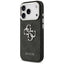 Guess 4G Big 4G Classic Logo – dėklas iPhone 17 Pro (juodas / sidabrinis)