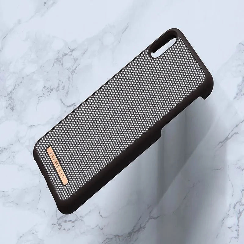 Nordic Elements Saeson Idun – dėklas iPhone Xs Max (tamsiai rudas)