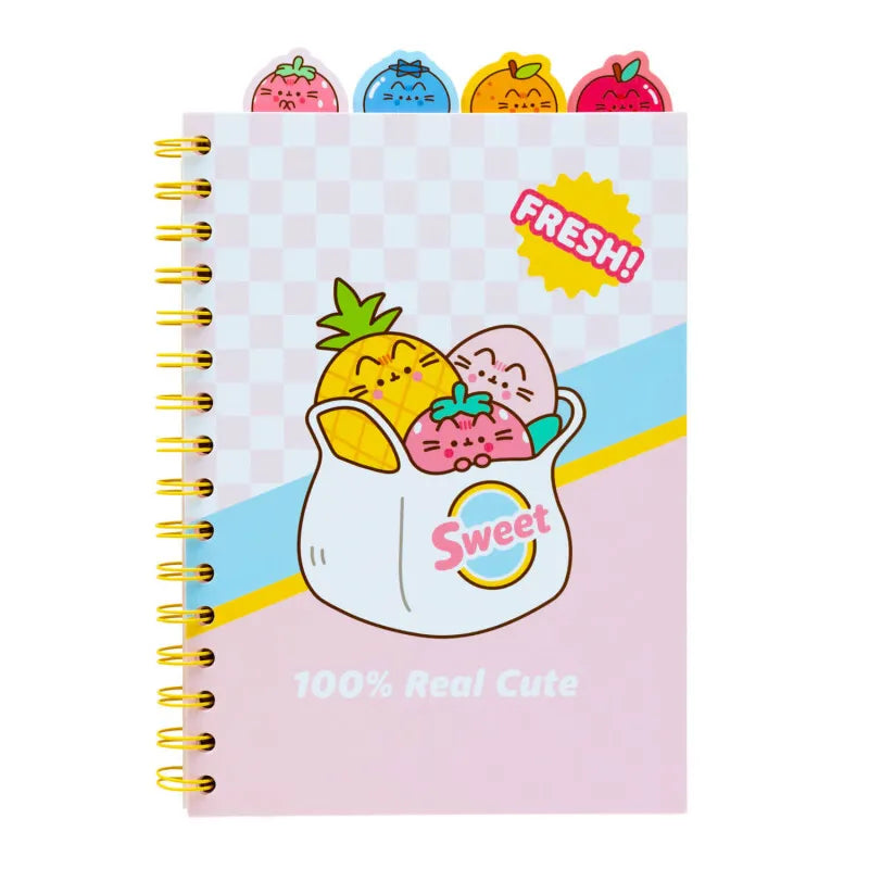 Pusheen – A5 užrašų knygelė / Užrašų knygelė iš Fruits kolekcijos