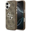 Guess 4G Big 4G Classic Logo - Dėklas iPhone 17 (Ruda / Sidabrinė)