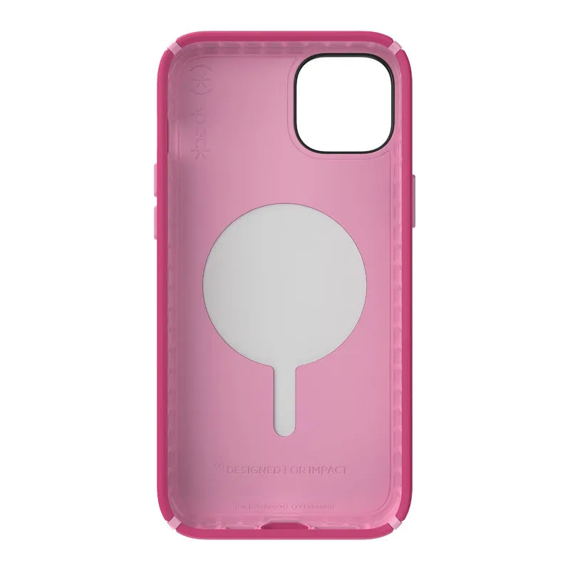 Speck Presidio2 Pro + MagSafe – dėklas, skirtas iPhone 15 Plus / 14 Plus su MICROBAN danga (Digitalpink / Blossompink / White)