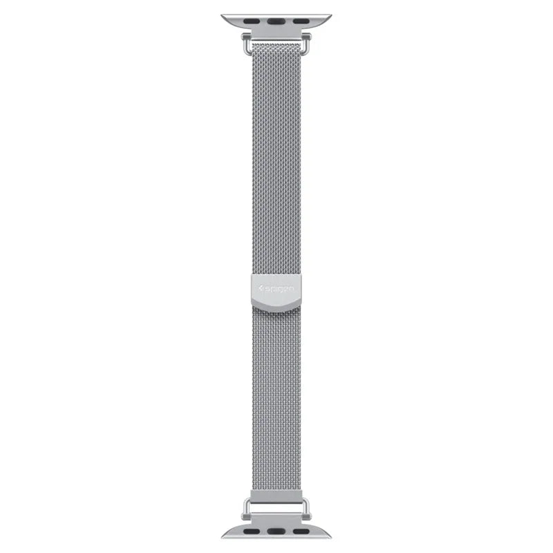 Spigen WBM4 – nerūdijančio plieno dirželis, skirtas Apple Watch 40/41/42 mm (sidabrinis)
