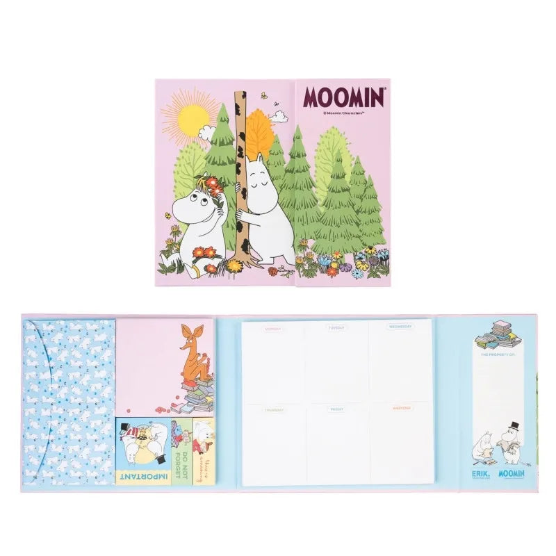 Moomins – A4 savaitės planuoklis su lipniais lapeliais