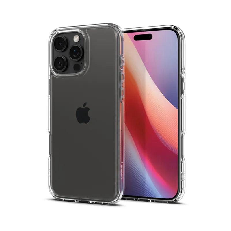 Spigen Ultra Hybrid – dėklas iPhone 16 Pro (skaidrus)
