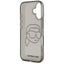 Karl Lagerfeld IML Rhinestones Karl Head - Dėklas, skirtas iPhone 16 (juodas)
