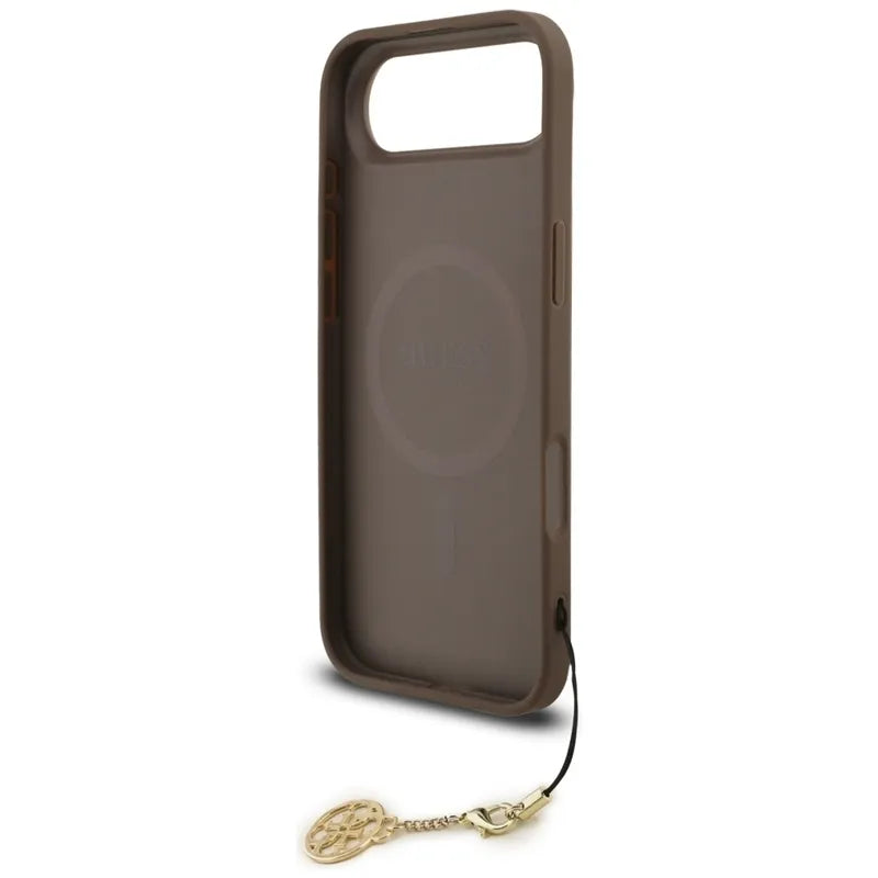 Guess 4G Charms Collection MagSafe – dėklas iPhone Air (rudas)