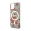Guess Flower MagSafe – dėklas iPhone 14 Plus (žalias)