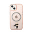 Karl Lagerfeld IML NFT Karl & Choupette MagSafe – dėklas iPhone 14 Plus (rožinis)