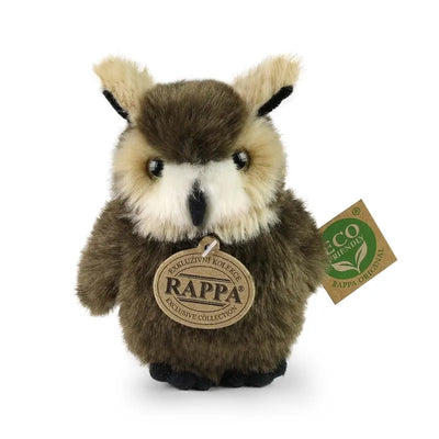 Rappa – Pliušinis tikroviškas pelėdos žaislas 13 cm, Eco-Friendly