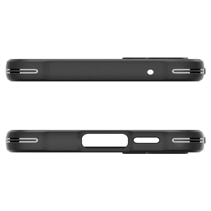 Spigen Rugged Armor – dėklas, skirtas Samsung Galaxy A55 5G (matinė juoda)