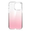 Speck Presidio Perfect-Clear + Ombre – dėklas iPhone 14 Pro Max su MICROBAN danga (skaidrus / Vintage Rose Fade)