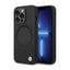 BMW Signature Liquid Silicone MagSafe dėklas, skirtas iPhone 14 Pro Max (juodas)