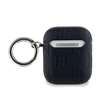 Karl Lagerfeld Monogram Karl Head – dėklas AirPods 1/2 gen (juodas)
