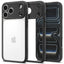 Spigen Ultra Hybrid – dėklas, skirtas iPhone 18 Pro / 17 Pro (matinė juoda spalva)
