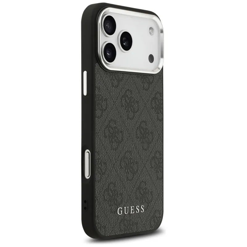 Guess 4G Classic Logo MagSafe – iPhone 17 Pro Max dėklas (juodas)