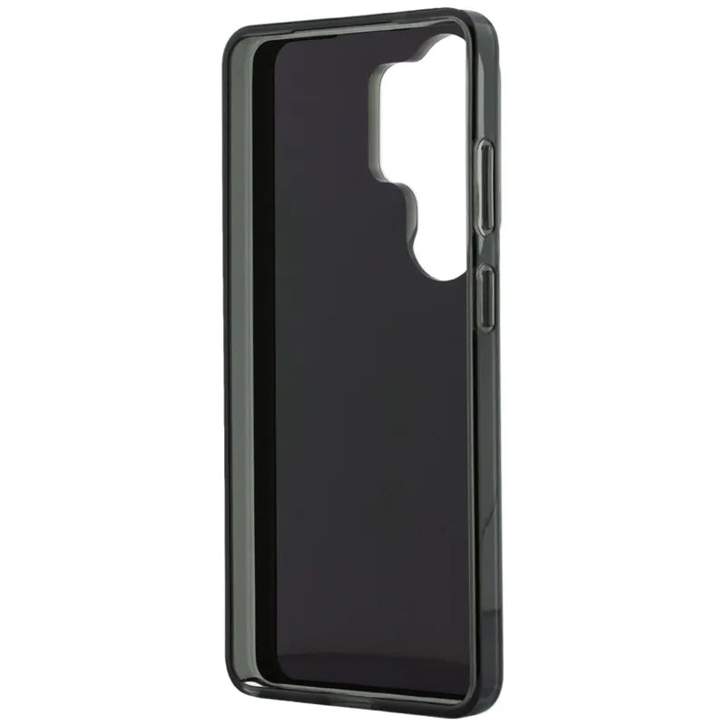 Guess IML Big Metal 4G Script – dėklas Samsung Galaxy S26 Ultra (juodas)