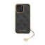Guess 4G Charms kolekcija – dėklas iPhone 14 Pro (pilkas)