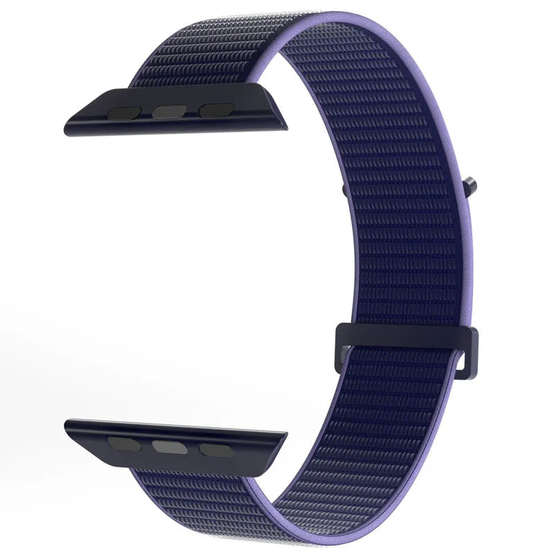 PURO Nylon Sport - Apple Watch dirželis 44/45/46/49 mm (tamsiai mėlynas)