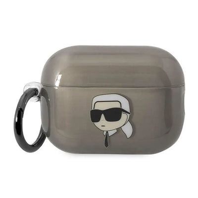Karl Lagerfeld NFT Ikonik Karl Head – dėklas Apple AirPods Pro 2 ausinėms (juodas)