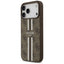 Guess 4G Printed Stripes MagSafe – Dėklas iPhone 17 Pro Max (rudos spalvos)