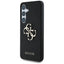 Guess Grained Big 4G Logo Small Classic Logo – dėklas Samsung Galaxy S25 (juodas)