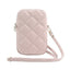 Guess Zip Quilted 4G – telefono krepšys (rožinis)