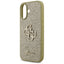 Guess Fixed Glitter Big 4G – dėklas iPhone 17 (auksinis)