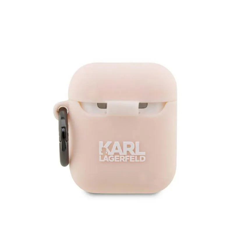 Karl Lagerfeld Silicone NFT Choupette Head 3D - AirPods 1/2 gen dėklas (rožinis)
