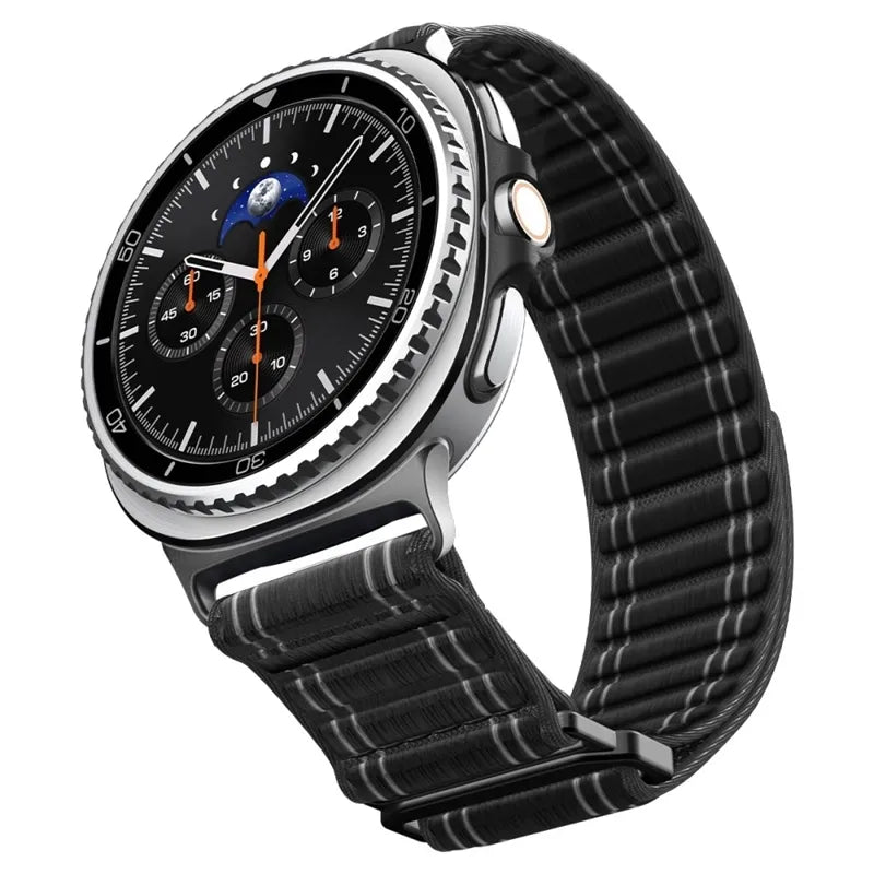 Spigen WBF0 apyrankė – Dirželis Samsung Galaxy Watch 8 / 8 Classic 40 / 44 / 46 mm (juoda)