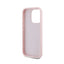 Karl Lagerfeld Diagonal Quilted Script – dėklas iPhone 15 Pro (rožinis)