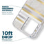 Case-Mate Pearl Stripes MagSafe – perlamutru dekoruotas dėklas, skirtas „iPhone 14 Pro“ (Pearl Stripes)