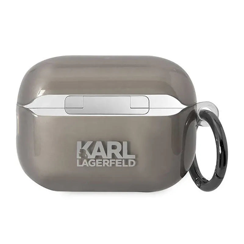 Karl Lagerfeld NFT Ikonik Karl Head – dėklas Apple AirPods Pro 2 ausinėms (juodas)