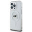 Karl Lagerfeld IML Metal Karl Head MagSafe - dėklas iPhone 16 Pro (baltas)