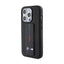 BMW Grip Stand Smooth & Perforated - dėklas iPhone 15 Pro telefonui (juodas)