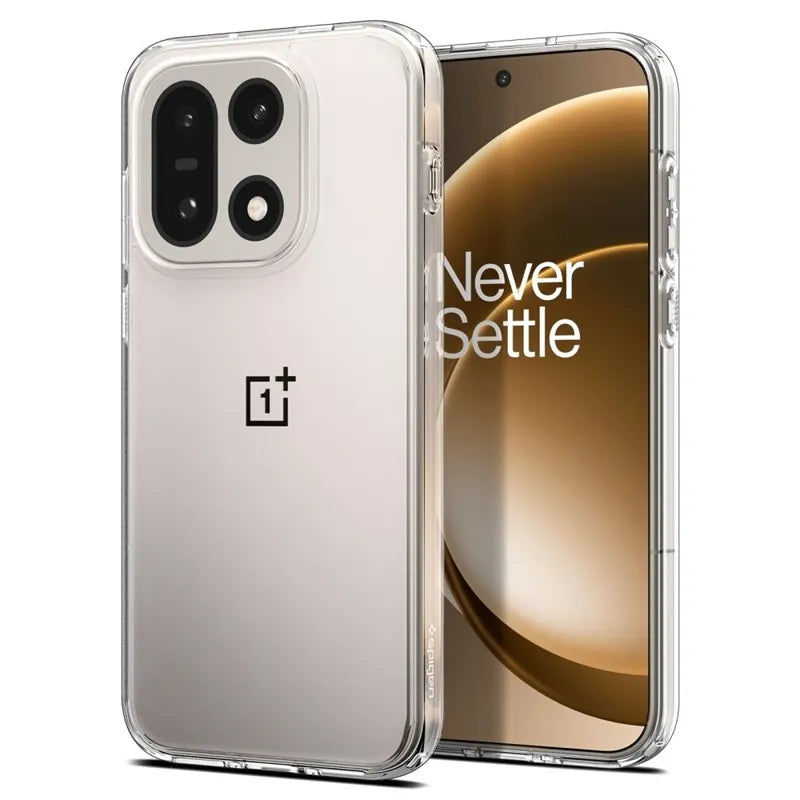 Spigen Ultra Hybrid – dėklas, skirtas OnePlus 15 (Crystal Clear)