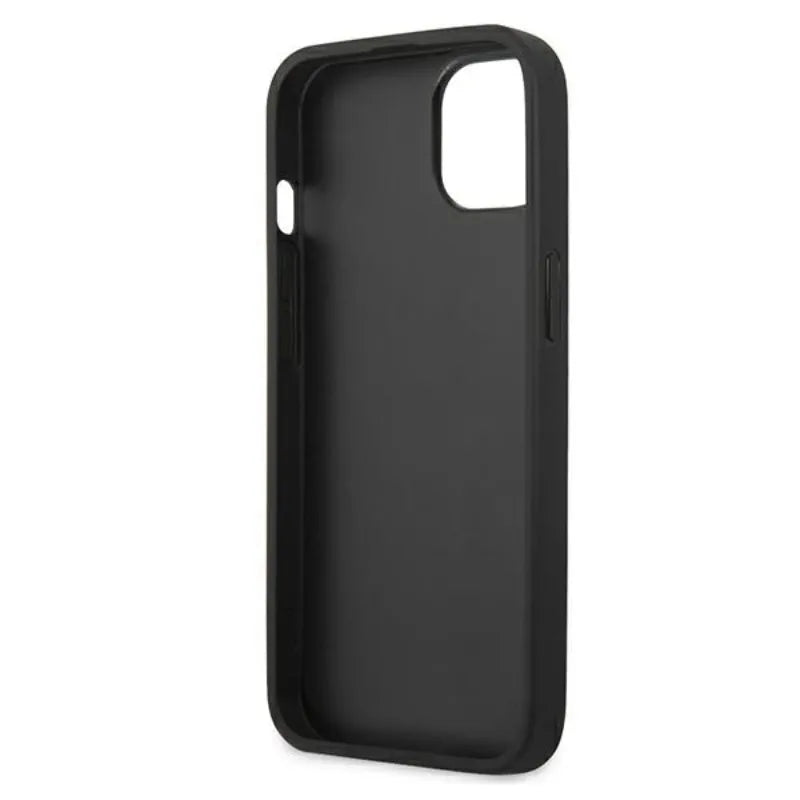 Karl Lagerfeld PU odinis dėklas su metaline Karl's Head detale - iPhone 13 mini (mėlynas)