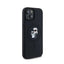Karl Lagerfeld Silicone Karl & Choupette MagSafe – dėklas, skirtas iPhone 15 Plus / 14 Plus (juodas)
