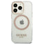 Guess Metal Outline MagSafe – dėklas iPhone 13 Pro Max (skaidrus)