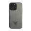 „Guess Saffiano Triangle Logo“ dėklas – dėklas „iPhone 14 Pro“ telefonui (sidabrinis)