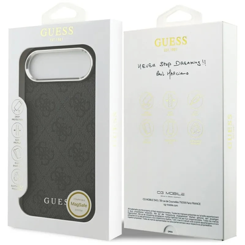 Guess 4G Classic Logo MagSafe – iPhone Air dėklas (juodas)