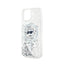 Karl Lagerfeld Liquid Glitter Choupette Head MagSafe – Dėklas iPhone 15 / 14 / 13 (Skaidrus)