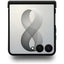Karl Lagerfeld Karl & Choupette Pins MagSafe – Samsung Galaxy Z Flip 8 dėklas (juodas)