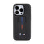 BMW Grip Stand Smooth & Perforated - dėklas iPhone 15 Pro telefonui (juodas)