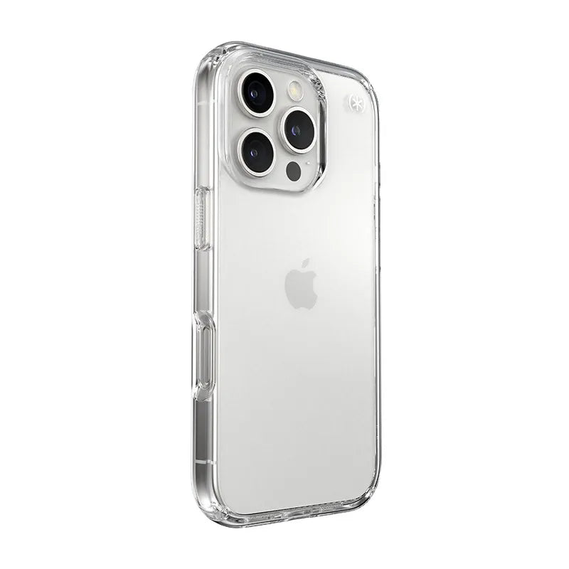 „Speck Presidio Perfect-Clear“ – „iPhone 16 Pro“ dėklas (skaidrus)