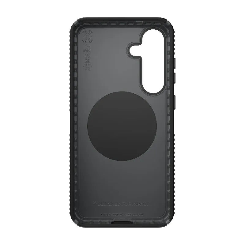 Speck Presidio2 Grip Magnet – dėklas Samsung Galaxy S25+ / 24+ su MagSafe (juodas/pilkas/baltas)