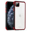 Crong Trace Clear Cover – dėklas „iPhone 11 Pro“ (juodas/raudonas)
